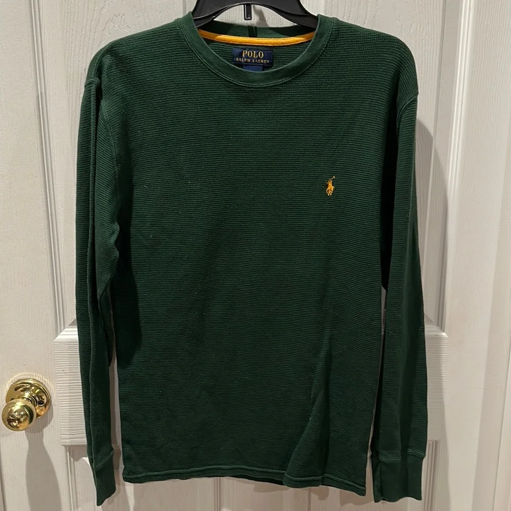 Polo by Ralph Lauren green long sleeve shirt size small